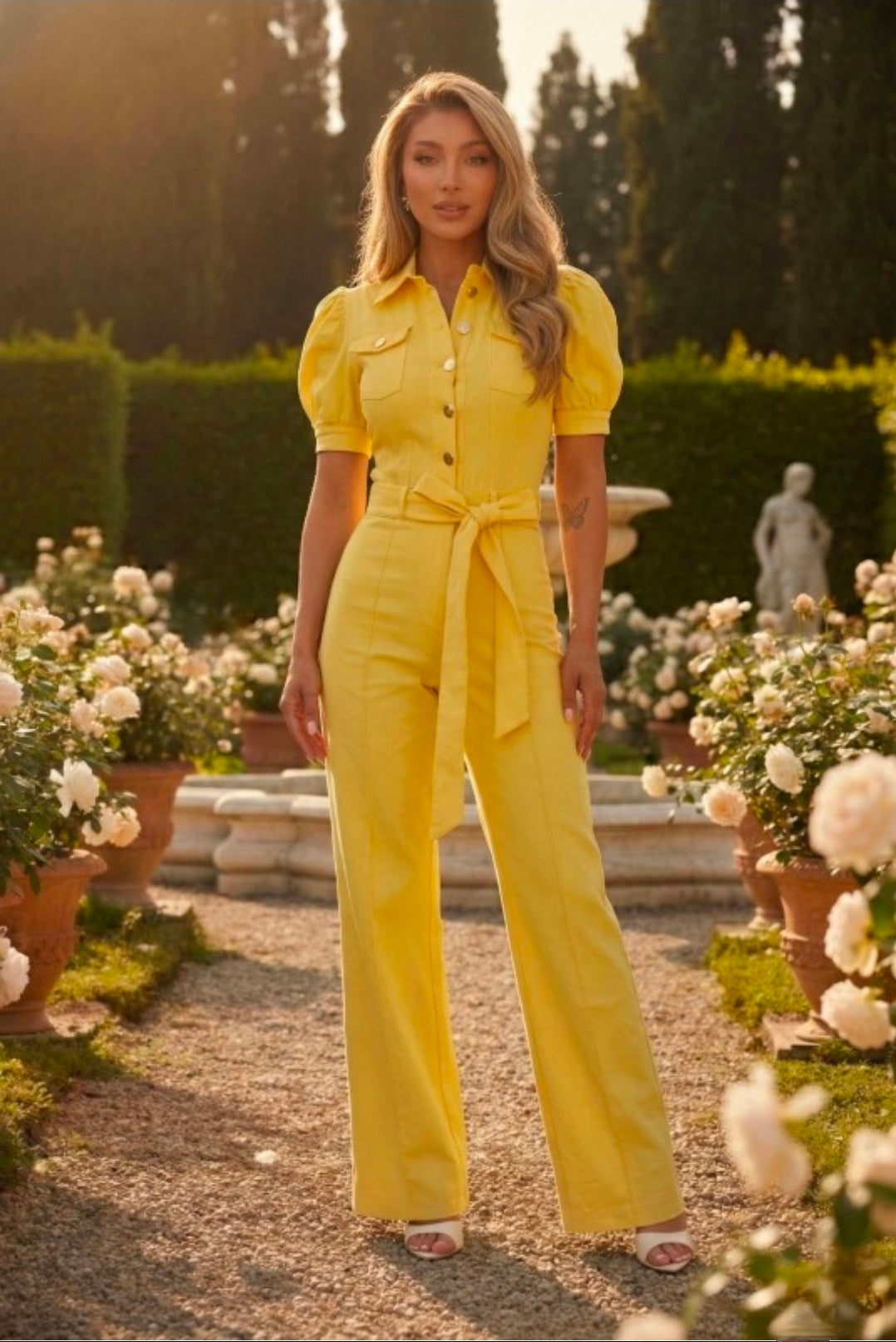 Soleil Denim Jumpsuits