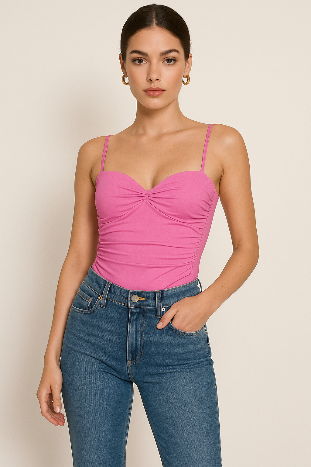 Pink bodysuit