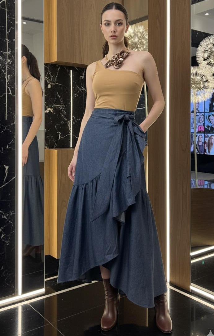 Aurora Denim Skirt