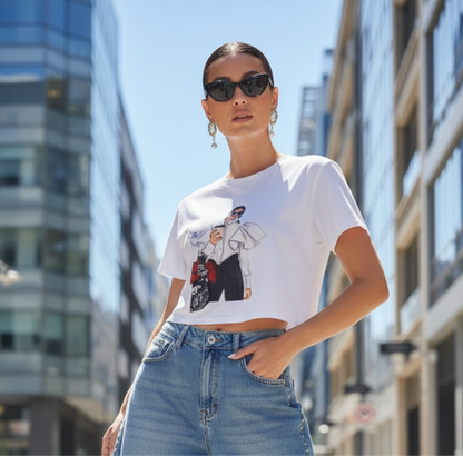 Chic Crop Top (Made in Italy)