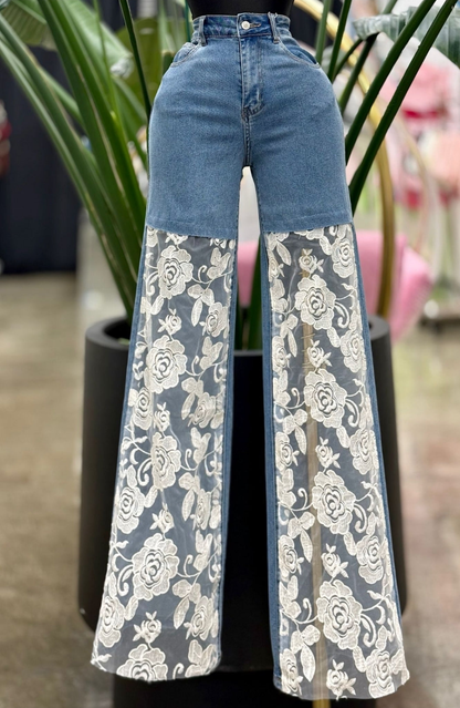 Diva Lace Denim