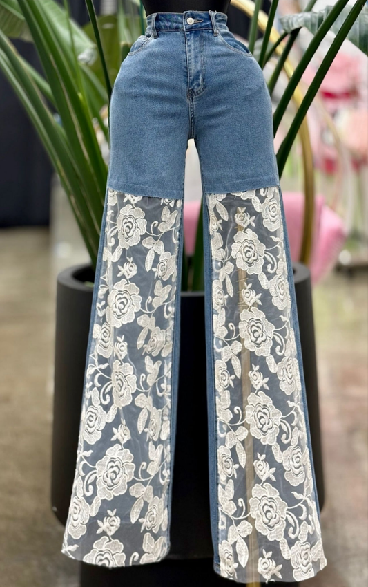Diva Lace Denim
