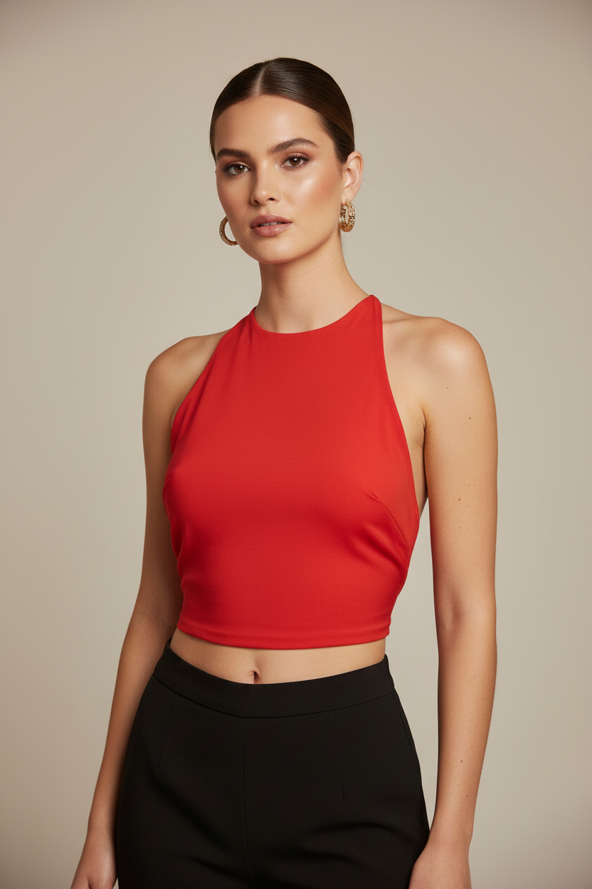 Scarlet Halter