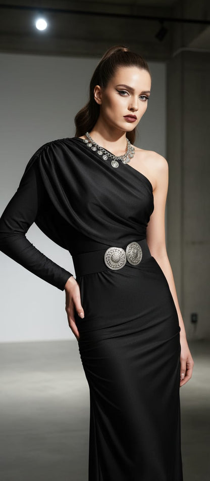 Noir Glam Dress