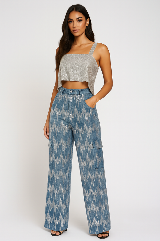Silver Wave Denim
