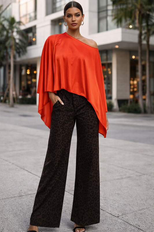 Noir Animal Print Denim