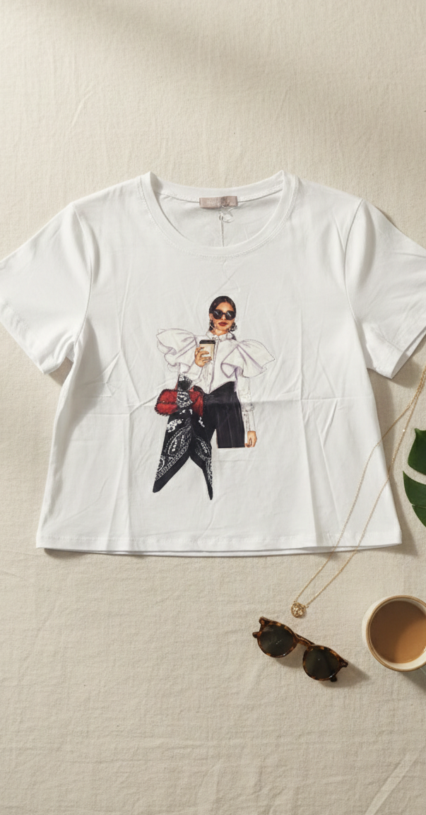 Chic Crop Top (Made in Italy)