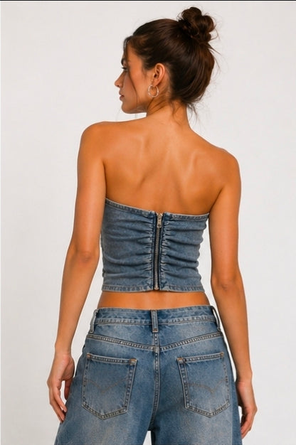 Icon Denim Top