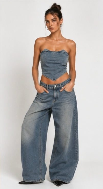Icon Denim Top
