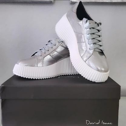 Fashion  silver sneakers